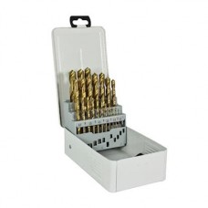 Jogo De Brocas Helicoidais - 1,0 A 10,0mm - 19 Pçs - Hss/tin Rocast 